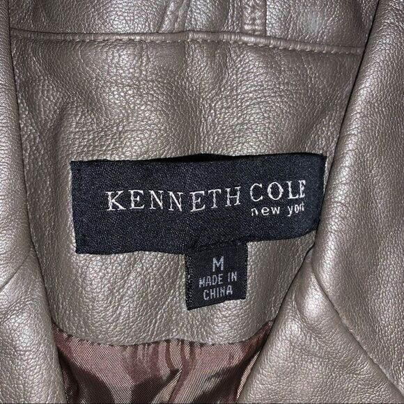 Kenneth Cole leather jacket medium - Picture 4 of 4